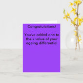 Carte d'anniversaire de Mathmo (Fleur jaune)