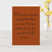 CARTE D'ANNIVERSAIRE DE MEILLEUR AMI (Fleur jaune)