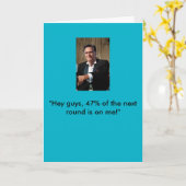 Carte d'anniversaire de Mitt Romney (Fleur jaune)