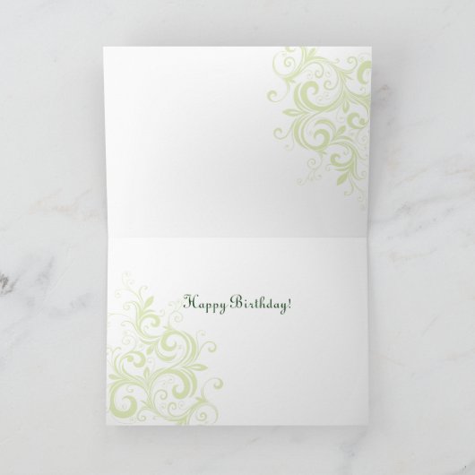 Carte d'anniversaire de Monet (Intérieur)