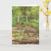 Carte d'anniversaire de Monet (Fleur jaune)