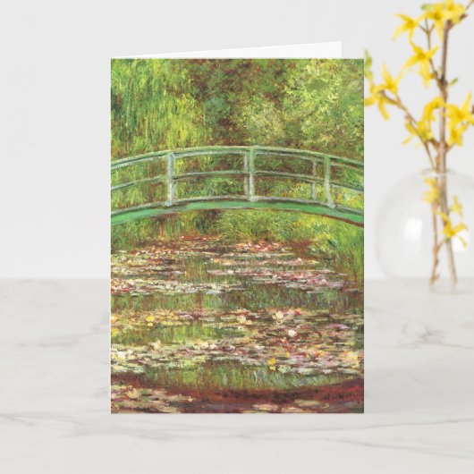 Carte d'anniversaire de Monet (Fleur jaune)
