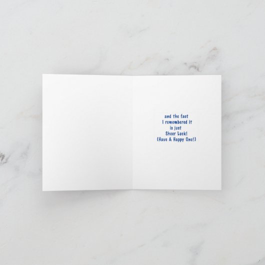 Carte d'anniversaire de naissance (Intérieur)