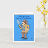 Carte d'anniversaire de naissance (Fleur jaune)