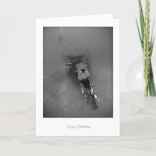 Carte d'anniversaire de naufrage