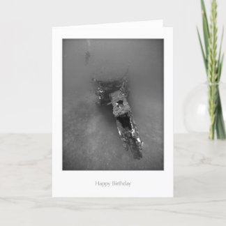 Carte d'anniversaire de naufrage