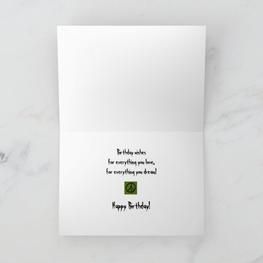 Carte d'anniversaire de nièce (Intérieur)