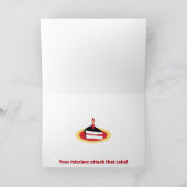 Carte d'anniversaire de Ninja. Célébrez comme un n (Intérieur)