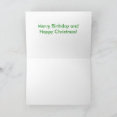 Carte d'anniversaire de Noël (Intérieur)