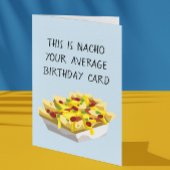 Carte d'anniversaire de nourriture mexicaine moyen