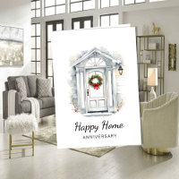 Carte d'anniversaire de nouvelle maison | Agent im