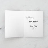 Carte d'anniversaire de nouvelle maman.... carte d (Intérieur)