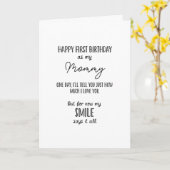 Carte d'anniversaire de nouvelle maman.... carte d (Fleur jaune)