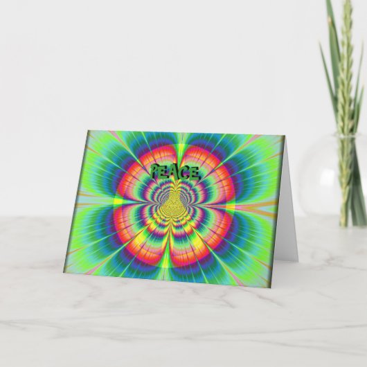 Carte d'anniversaire de paix (Devant)