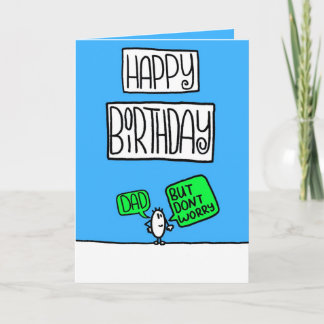 carte d'anniversaire de papa