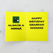 CARTE D'ANNIVERSAIRE DE PAPY (Intérieur)