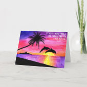 Carte d'anniversaire de paradis (Devant)