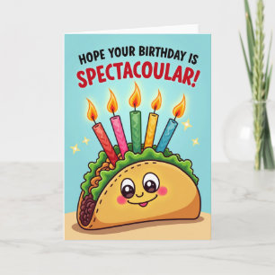 Carte d'anniversaire de pâtisserie joyeuse