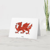 Carte d'anniversaire de paysage marin (Dos)