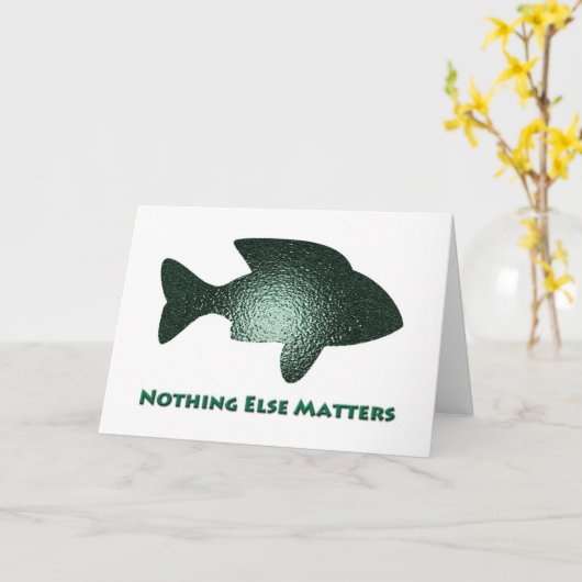 Carte d'anniversaire de pêche personnalisable (Fleur jaune)