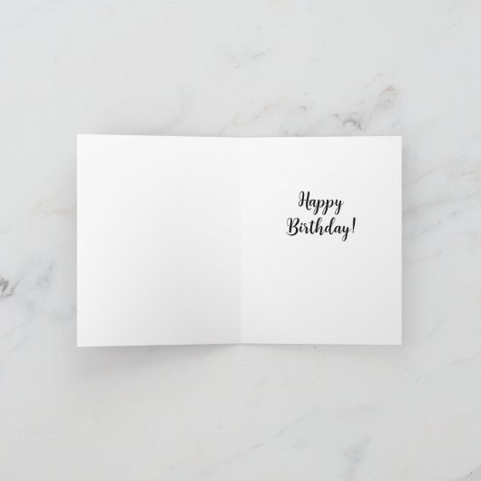 Carte d'anniversaire de Penguin idiot (Intérieur)