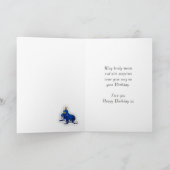 Carte d'anniversaire de petite-fille - avec la fée (Intérieur)