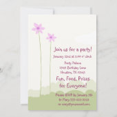 Carte d'anniversaire de petite fille Growing Like  (Dos)