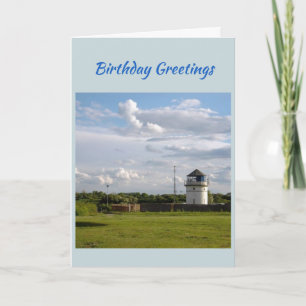 Carte d'anniversaire de phare de la Norfolk
