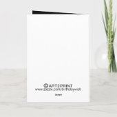 Carte d'anniversaire de photo de basket-ball (Dos)