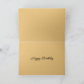 Carte d'anniversaire de pirate de l'heure du thé (Intérieur)