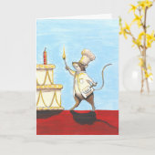 Carte d'anniversaire de PJ McMouse (Fleur jaune)