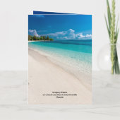 Carte d'anniversaire de plage de koala drôle - Fai (Dos)