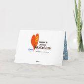 Carte d'anniversaire de poissons de zombi (Dos)