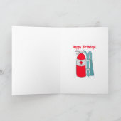 Carte d'anniversaire de POMPIER (Intérieur)