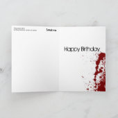 Carte d'anniversaire de "possession" (Intérieur)