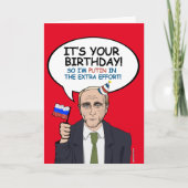 Carte d'anniversaire de Poutine - Je suis Poutine (Devant)