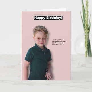 Carte d'anniversaire de Prince George