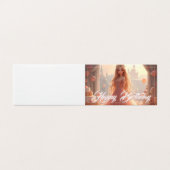 Carte d'anniversaire de princesse en rose (Outside Unfolded)