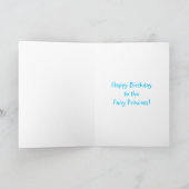 Carte d'anniversaire de princesse fée (Intérieur)