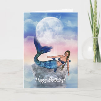 Carte d'anniversaire de princesse Of l'Atlantide