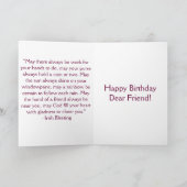 Carte d'Anniversaire de Quilt Of Life Friends (Intérieur)