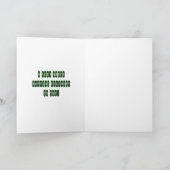 Carte d'anniversaire de rêve de grenouille (Intérieur)