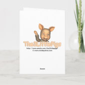 Carte d'anniversaire de rêveur de 3 la petite (Dos)