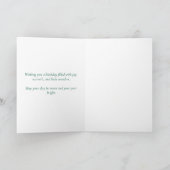 Carte d'anniversaire de robot fantaisiste (Intérieur)