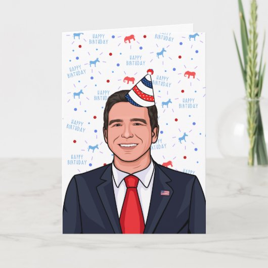 Carte d'anniversaire de Ron DeSantis (Devant)