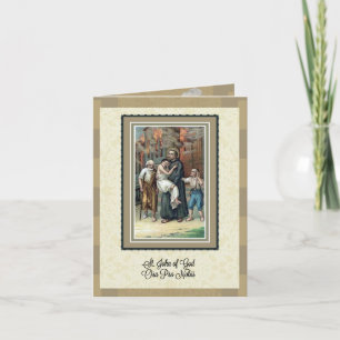 Carte d'anniversaire de sacerdoce de St. Jean de D