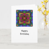 Carte d'anniversaire de Sagittaire (Fleur jaune)