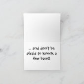 Carte d'anniversaire de saut d'agilité PWD (Intérieur)