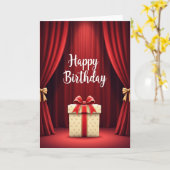 Carte d'anniversaire de scène douce (Fleur jaune)