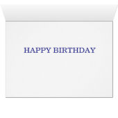 Carte d'anniversaire de science-fiction de H.G. We (Intérieur Horizontal (Bas))